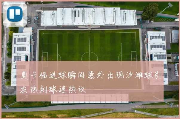 奥卡福进球瞬间意外出现沙滩球引发热刺球迷热议